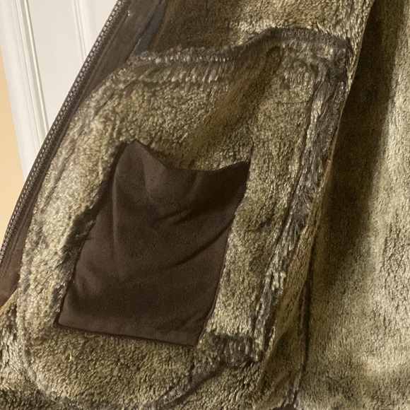 Perry Ellis Portfolio Mens zippered faux suede jacket with pockets; size: Medium - Picture 6 of 6